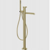 Смеситель для ванны и душа, Gessi, Anello, цвет-Brushed Brass PVD