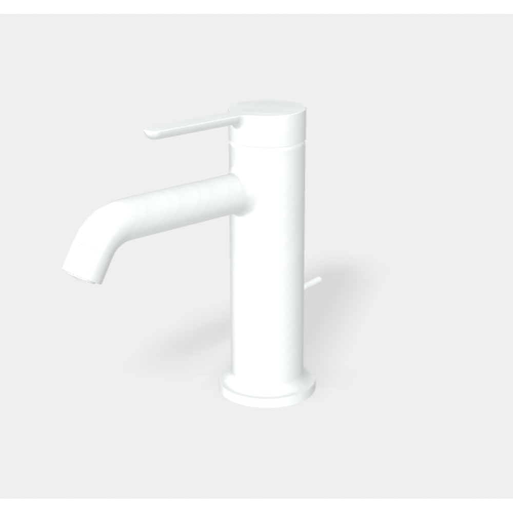Смеситель для раковины, Fima Carlo Frattini, Snap, цвет-белый матовый