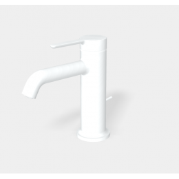 Смеситель для раковины, Fima Carlo Frattini, Snap, цвет-белый матовый