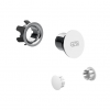 Комплект заглушек, Gessi, белый матовый