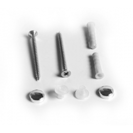 Набор для крепления напольного унитаза/биде, Alice, BOHEME, хром