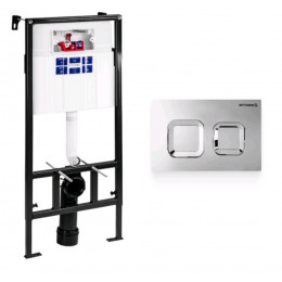 Инсталляция, Bettoserb, Sava Fix Slim, для унитаза, шгв 520*200*1136, цвет клавиши-хром глянцевый