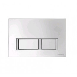 Клавиша смыва, TECE, TeceSpring V, для унитаза, шгв 245*8*165, цвет-хром матовый/хром глянцевый