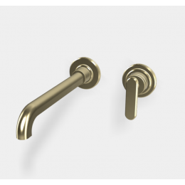 Смеситель для раковины, Fima Carlo Frattini, Park Lane, цвет-шампань брашированная