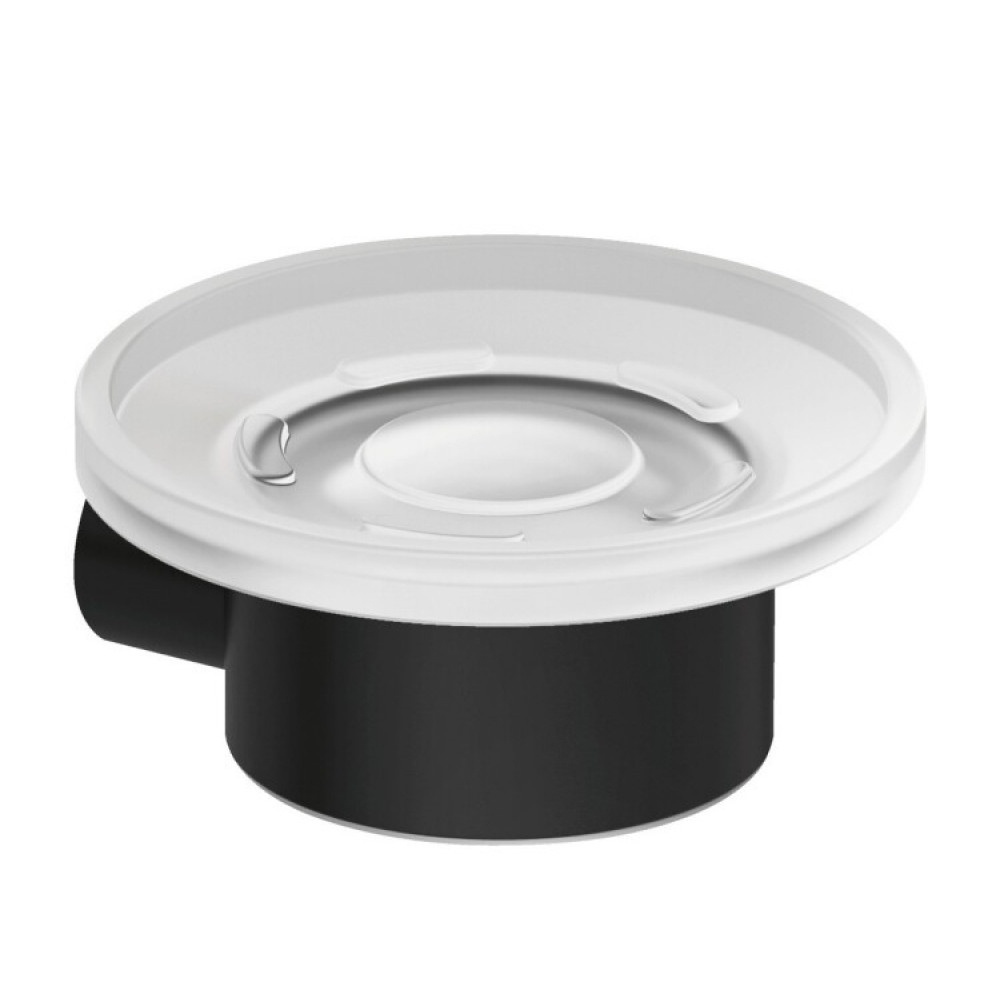 Мыльница, Kludi, VELA R, шгв 110*111*49, цвет-черный матовый (Matt Black, Nero Opaco)