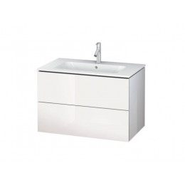 Тумба под раковину, Duravit, L-Cube, шгв 820*481*550, раковина-необходимо заказать, цвет-белый глянцевый лак