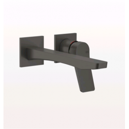 Смеситель для раковины, Gessi, Rilievo, цвет-Black Metal Brushed PVD