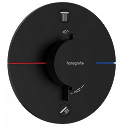 Смеситель для душа, Hansgrohe, ShowerSelect Comfort S, для 2 потребителей, цвет-черный матовый