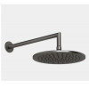 Верхний душ, Gessi, Anello, 250*250, цвет -Black Metal Brushed PVD