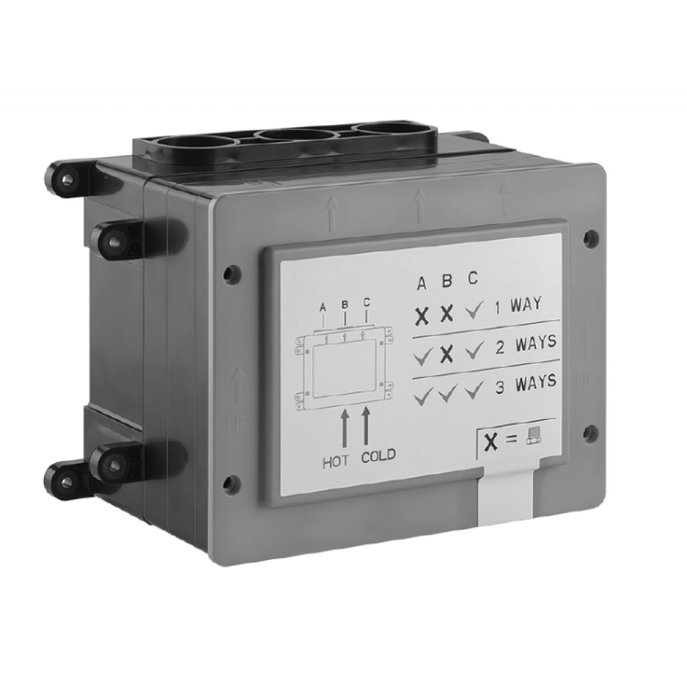 Внутрення часть, Gessi, HI-FI Mixer, назначение-смеситель для душа, цвет-хром