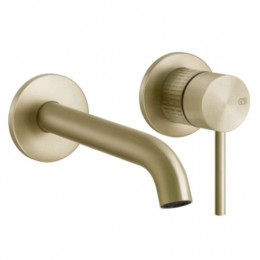 Смеситель для раковины, Gessi, 316 Meccanica, цвет-Brushed Brass PVD
