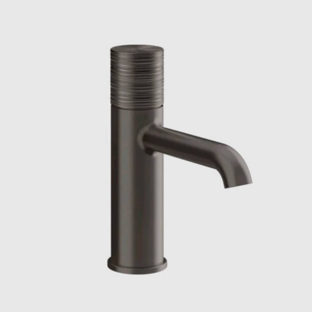 Смеситель для раковины, Gessi, Habito Trame, цвет-Black Metal Brushed PVD