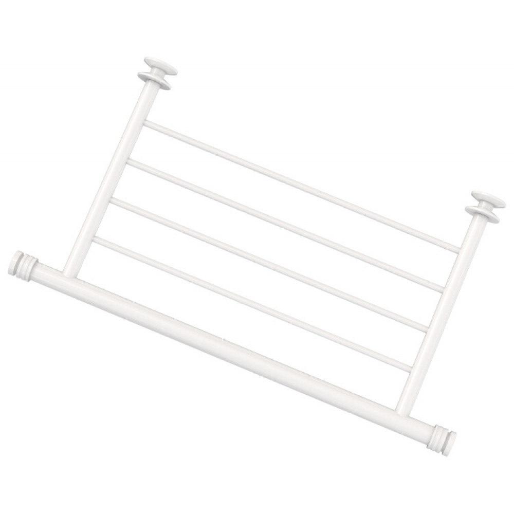 Полка, Сунержа, прямая 4П, д 370, материал-нержавеющая сталь, цвет-белый