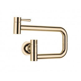 Кран для воды, Dornbracht, Vaia, POT FILLER, для холодной воды, цвет-Латунь (золото 23кт)