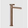 Смеситель для раковины, Gessi, Anello, цвет-Copper Brushed PVD