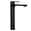 Смеситель для раковины, Splendy, Rest, высокий, цвет-черный матовый