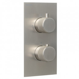 Смеситель для душа, Splendy, Passion, на 2 потребителя, цвет-никель брашированный