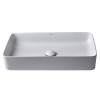 Раковина, Splendy, Confession, шгв 610*350*115, отверстия для смесителя-отсутствуют, цвет-белый
