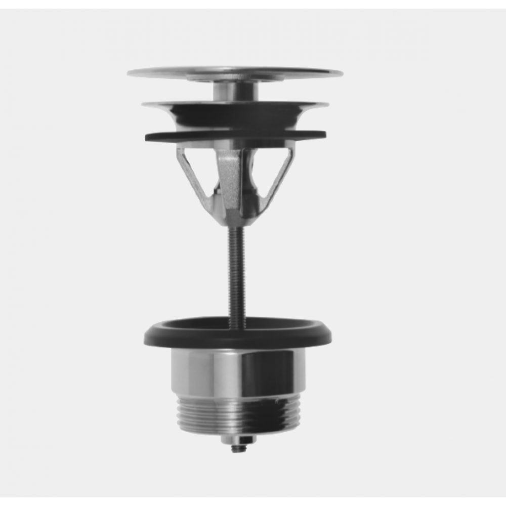 Донный клапан, Fima Carlo Frattini, Complementi Bagno, 1 1/4", цвет крышки-брашированный никель