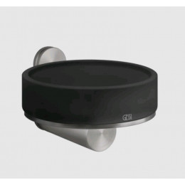 Мыльница, Gessi, 316, шгв 115*127.5*75, цвет-чёрный/Steel Brushed