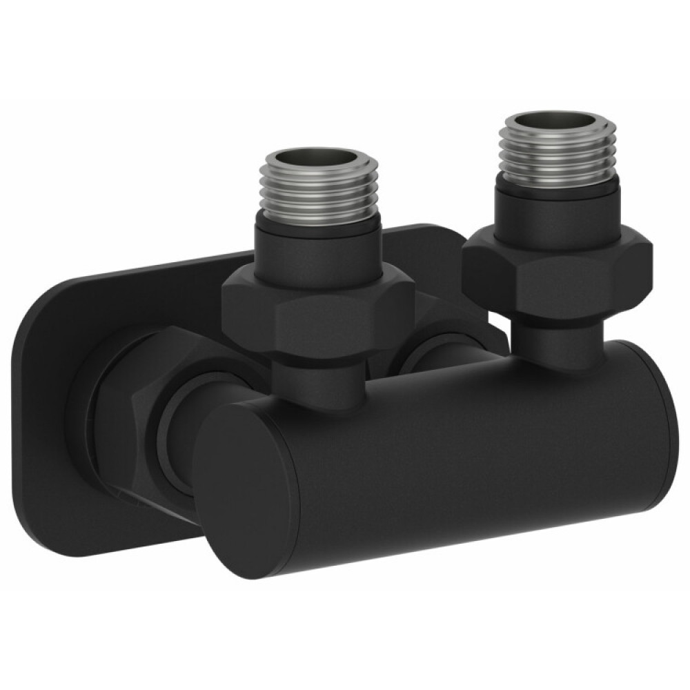 Модуль, Сунержа, угловой EU50,  для водяных полотенцесушителей, цвет-тёмный титан муар