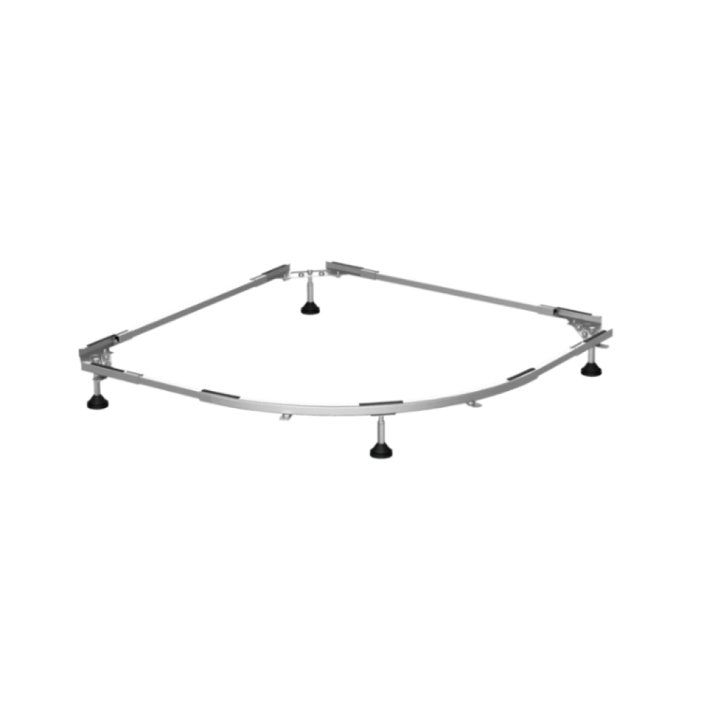 Ножки для душевого поддона, Bette, BetteCorner, шг-750*900 мм, хром/черный