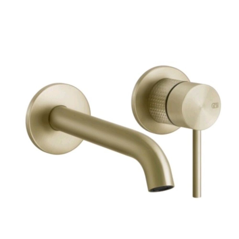 Смеситель для раковины, Gessi, 316 Cesello, цвет-Brushed Brass PVD