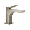 Смеситель для раковины, Gessi, Rilievo, цвет-Finox Brushed Nickel