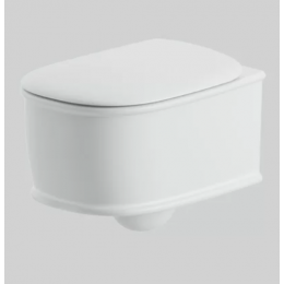 Унитаз, Artceram, Atelier, подвесной, шг 375*525, цвет-черный (Glossy Black, Nero lucido)