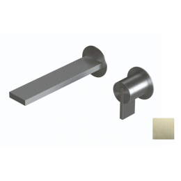 Смеситель для раковины, Ritmonio, DOT316, цвет-Brushed Champagne Stainless Steel PVD