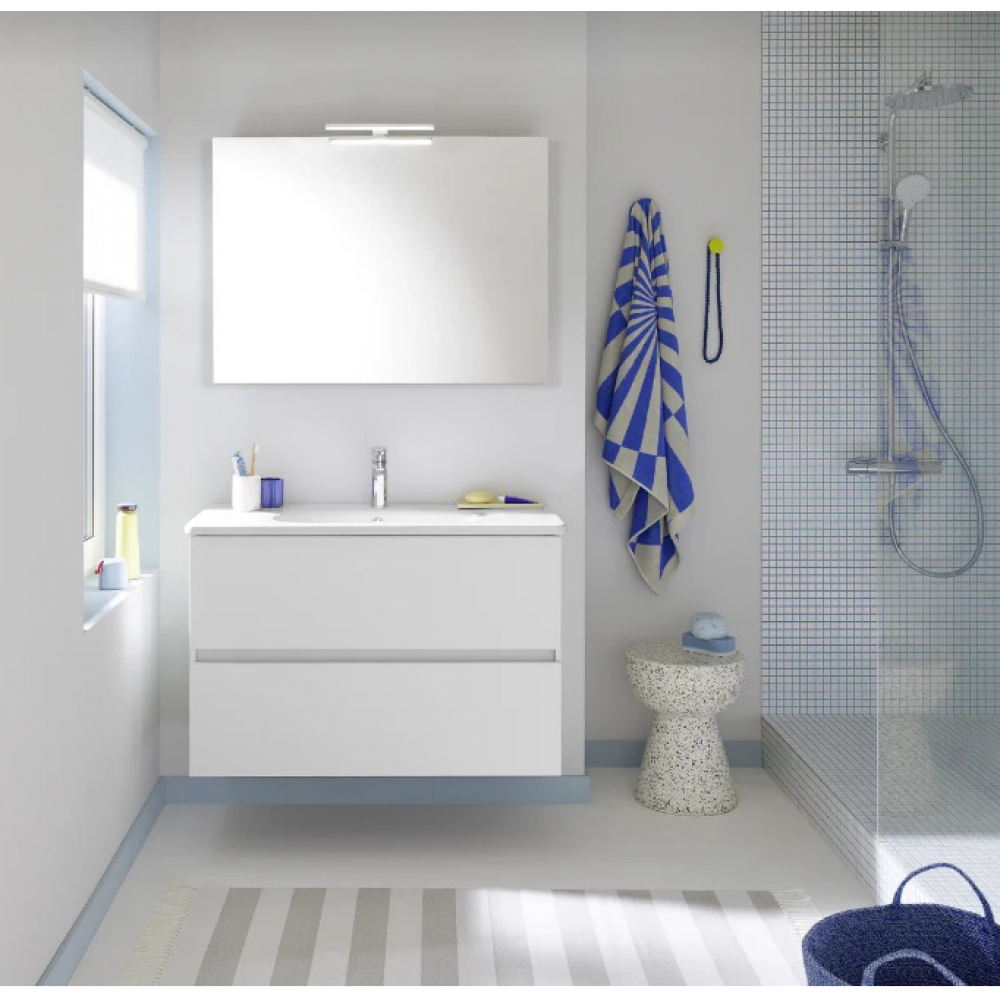 Тумба под раковину, Burg, Rocio, шгв 570*440*640, раковина-необходимо заказать, цвет-белый матовый