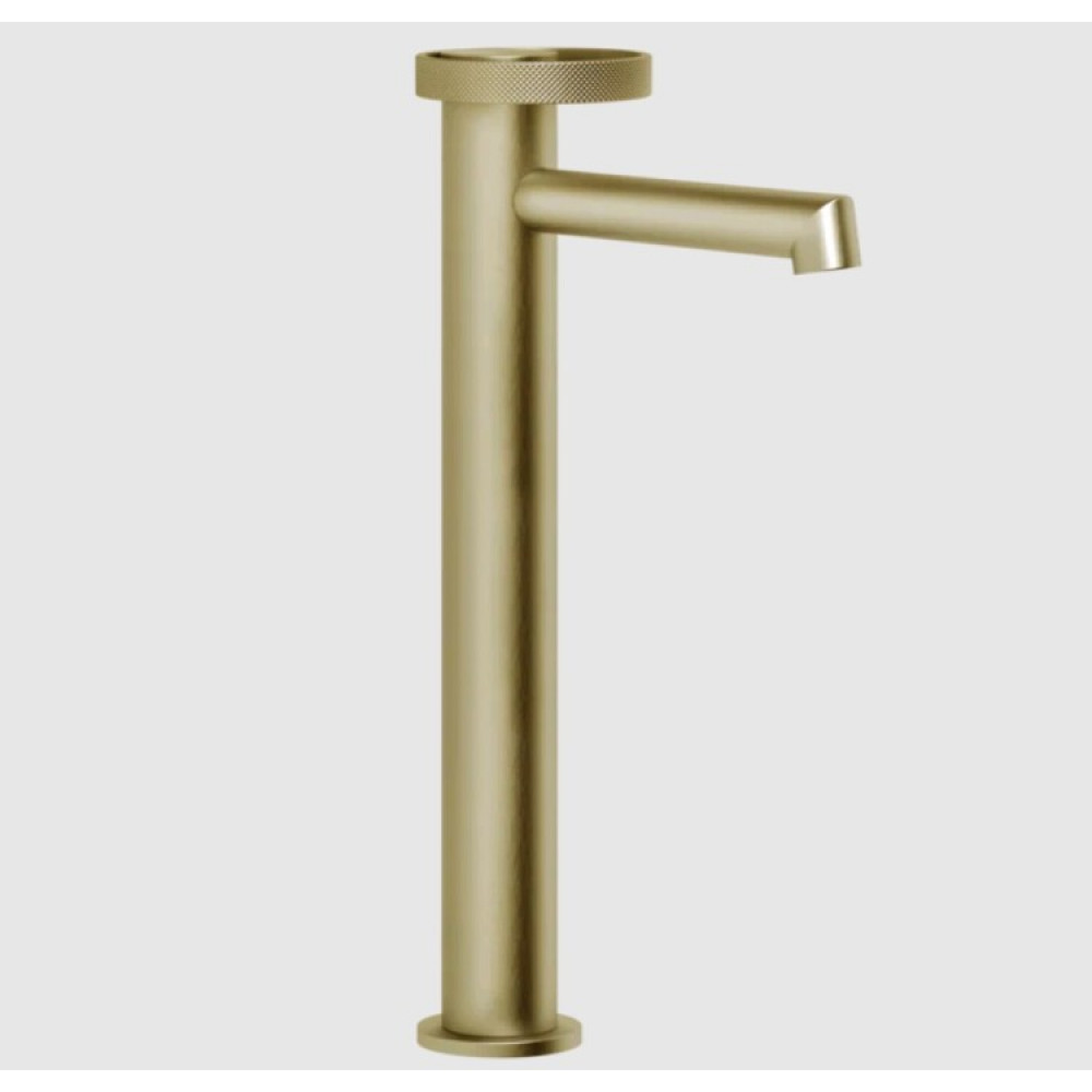 Смеситель для раковины, Gessi, Anello, цвет-Brushed Brass PVD