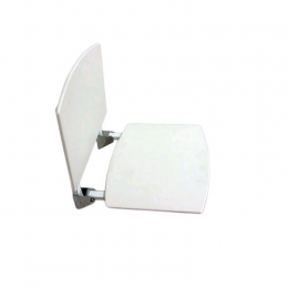 Сиденье для душа, Nofer, Nylon, откидное. шгв 420*417*446, цвет-белый