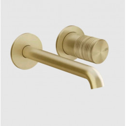 Смеситель для раковины, Gessi, Habito Trame, цвет-Brushed Brass PVD