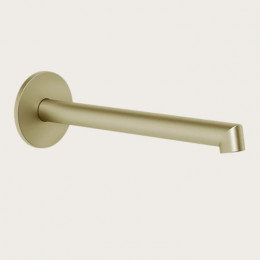 Излив, Gessi, Anello, цвет-Brushed Brass PVD
