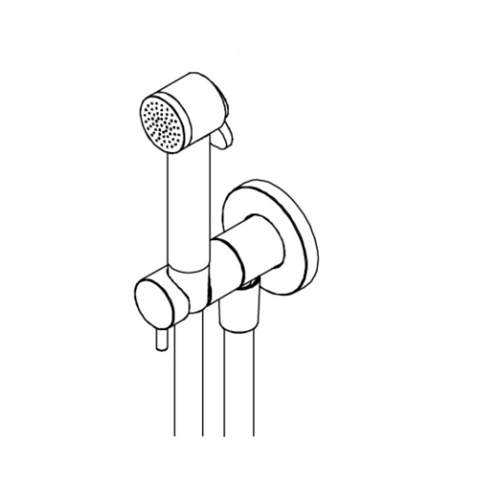 Гигиенический душ, Ritmonio, цвет-черный