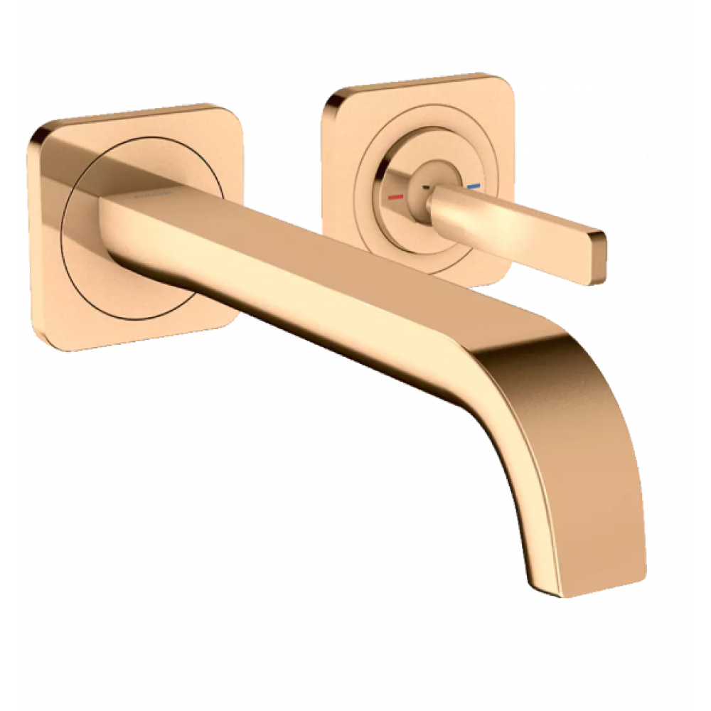 Смеситель для раковины, Axor, Axor Citterio E, цвет-полированная бронза