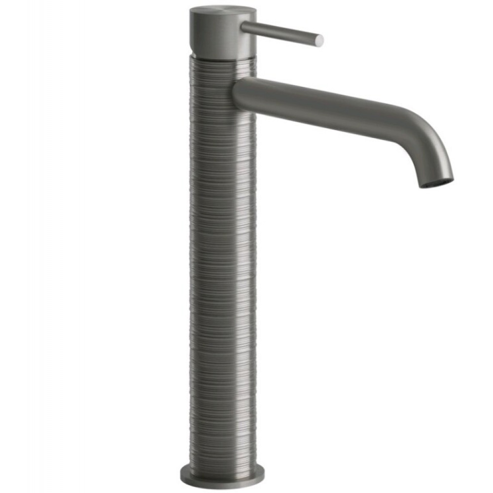 Смеситель для раковины, Gessi, 316 Trame, цвет-Steel Brushed