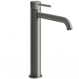 Смеситель для раковины, Gessi, 316 Trame, цвет-Steel Brushed