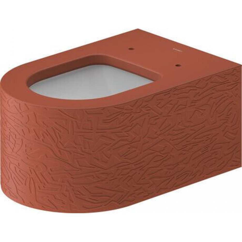 Унитаз, Duravit, Millio, Pattern, подвесной, шгв 380*570*400, цвет-Корица матовая