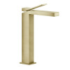 Смеситель для раковины, Gessi, Rettangolo K, цвет-Brushed Brass PVD
