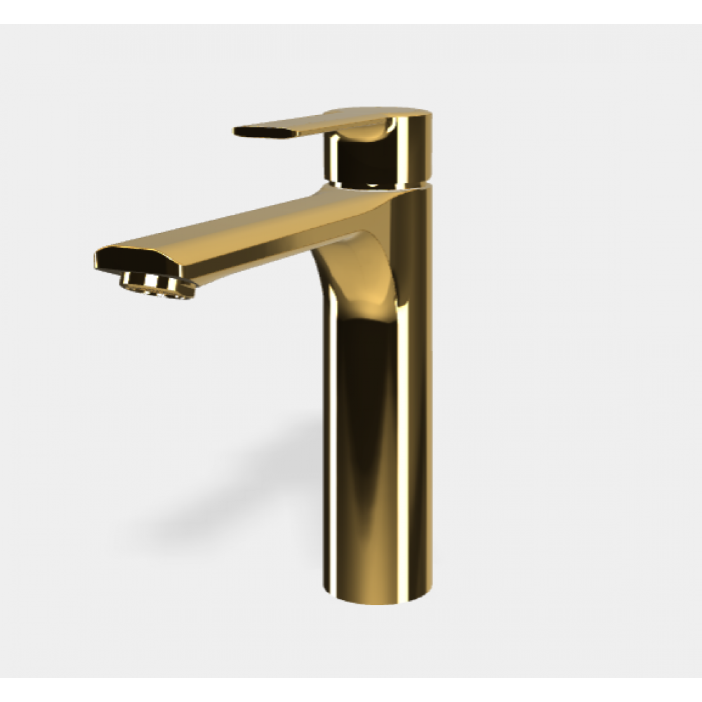 Смеситель для раковины, Fima Carlo Frattini, Mast, цвет-золото