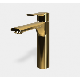Смеситель для раковины, Fima Carlo Frattini, Mast, цвет-золото