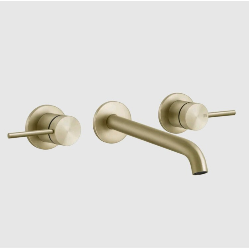 Смеситель для раковины, Gessi, 316 Flessa, цвет-Brushed Brass PVD