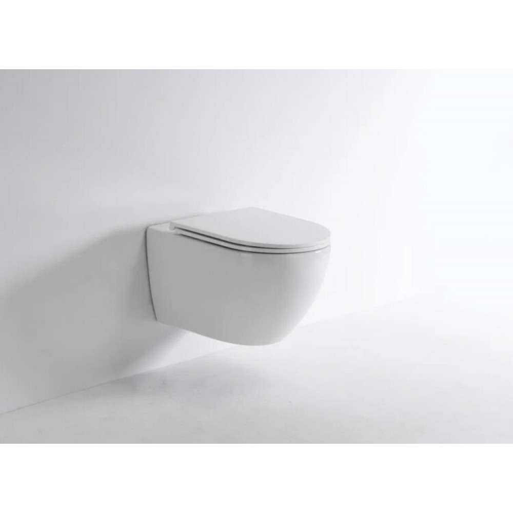 Унитаз, TECE, TeceSpring R, подвесной, шгв 360*530*350, цвет-белый, в усиленной упаковке