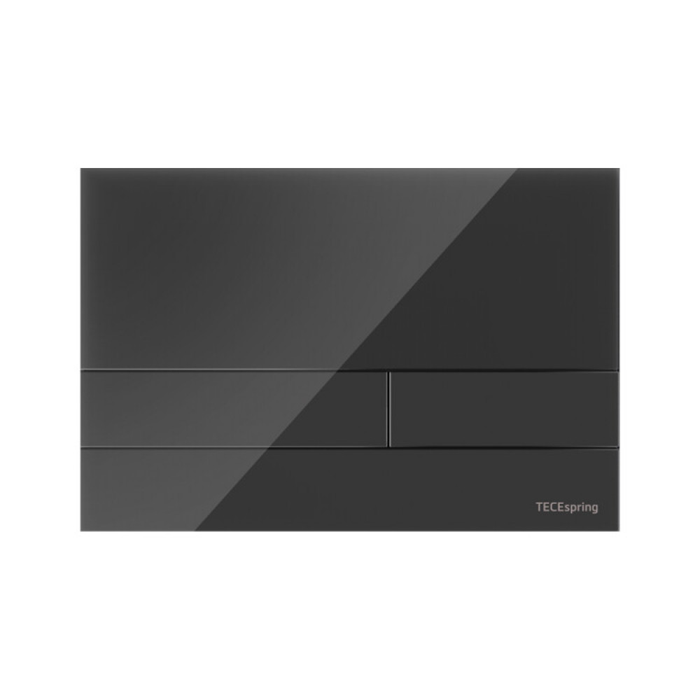 Клавиша смыва, TECE, TECEspring square, для унитаза, шгв 245*8*165, цвет-черный