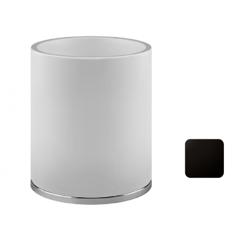 Корзина для мусора, Gessi, Cono, шгв 180*180*240, цвет-Black Metal PVD