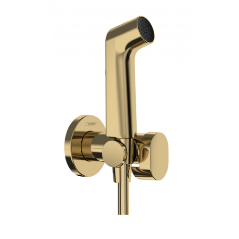 Гигиенический душ, Hansgrohe, EcoSmart, цвет-полированное золото