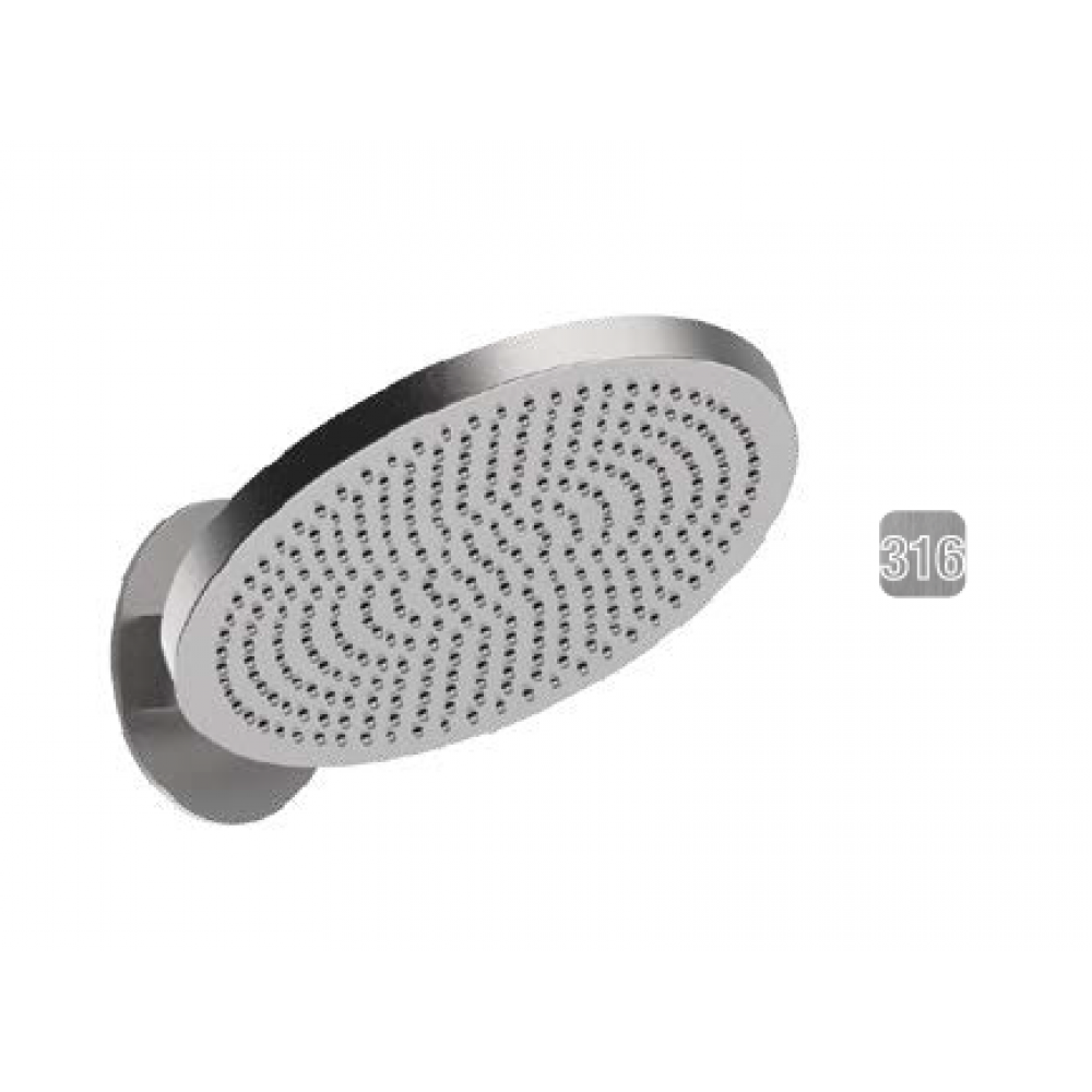 Верхний душ, Almar, 316 Stalnless Steel, 232*232, цвет-Stainless Steel AISI 316 (Товар заказной, возврату не подлежит)