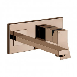 Смеситель для раковины, Gessi, Rettangolo K, цвет-Copper PVD